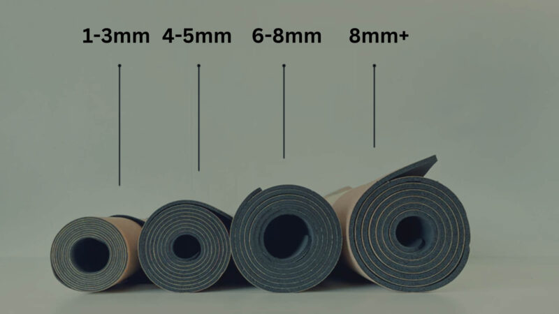 Thickness of the yoga mats